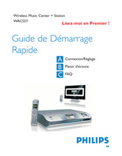 Philips WACS57/37 Guide De Démarrage Rapide