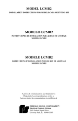 Federal Signal Corporation LCMB2 Instructions D'installation