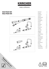 Kärcher Easy-Foam-Set Mode D'emploi