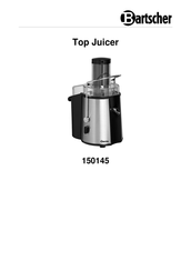 Bartscher Top Juicer 150.145 Manuel D'utilisation Original