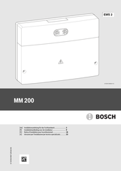 Bosch MM 200 Guide D'installation Professionnelle