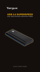 Targus USB 3.0 SUPERSPEED Guide De Démarrage Rapide