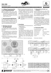 Monacor DN-200 Guide Rapide