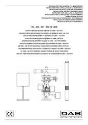 DAB 1S4 Instructions Pour L'installation Et La Maintenance