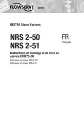 Flowserve GESTRA NRS 2-51 Instructions De Montage Et De Mise En Service