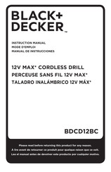 Black & Decker BDCD12BC Mode D'emploi