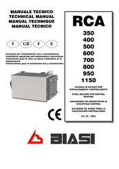 Biasi RCA 700 Manuel Technique