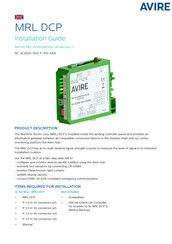 AVIRE MRL DCP Guide D'installation