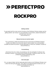 PERFECTPRO ROCKPRO Mode D'emploi