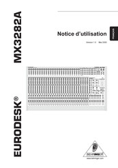 Behringer EURODESK MX3282A Notice D'utilisation