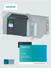 Siemens SIMATIC S7 -1500 CPU 1518-4 PN/DP Manuel