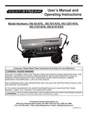 HeatStream HS-45-KFA Manuel De L'utilisateur Et Instructions D'utilisation