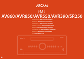 Arcam AVR550 Manuel