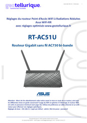 Asus RT-AC51U Mode D'emploi