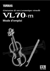 Yamaha VL70-m Mode D'emploi