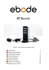 Ebode BT Sound BTR30 Guide Utilisateur