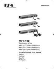 Eaton HotSwap MBP-120 Manuel D'installation Et D'utilisation