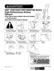 amspray DSP 1550 Serie Notice D'utilisation