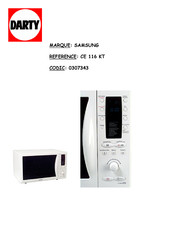 Samsung CE115K Mode D'emploi