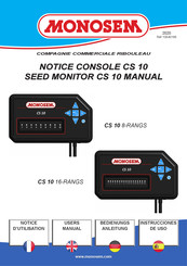 Monosem CS 10 Notice D'utilisation