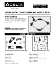Delta 50-345 Mode D'emploi