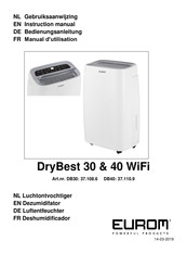 EUROM DryBest 30 WiFi Manuel D'utilisation