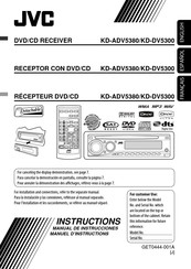 JVC KD-ADV5380 Manuel D'instructions