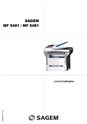 Sagem MF 5461 Livret D'utilisation