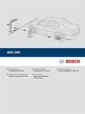 Bosch ACC 100 Consignes D'utilisation