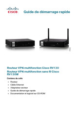 Cisco RV130 Guide De Démarrage Rapide