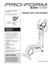 Pro-Form PFEVEL39616.0 Manuel De L'utilisateur