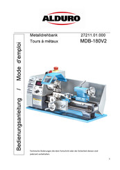 alduro MDB-180V2 Mode D'emploi