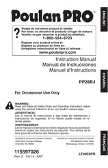 Poulan Pro PP28RJ Manuel D'instructions
