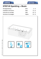 ShowerLux STEP-IN Sparkling + Music Instructions De Montage