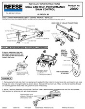Reese 26002 Instructions D'installation