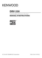 Kenwood DRV-330 Manuel D'instructions