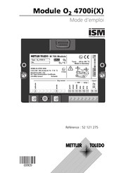 Mettler Toledo M 700 O2 4700iX Mode D'emploi