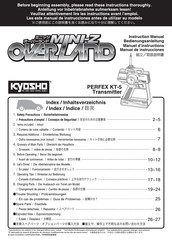 Kyosho Mini-Z OVERLAND PERFEX KT-5 Manuel D'instructions