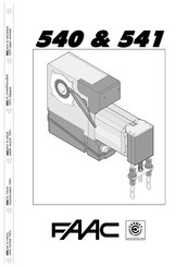 FAAC 540 Mode D'emploi