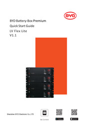 BYD Battery-Box Premium Guide De Démarrage Rapide