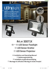 LED's light 300711 Instructions De Montage Et Utilisation