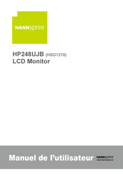 HANNspree HP248UJB Manuel De L'utilisateur