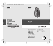 Bosch PDO 6 Notice Originale