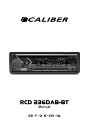 Caliber RCD 236DAB-BT Manuel