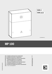 Bosch MP 100 Notice D'installation