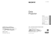 Sony VPL-CH375 Guide De Référence Rapide