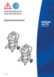 Nilfisk ALTO ATTIX 965-0H/M SD XC Mode D'emploi