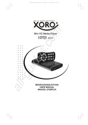 Xoro HMB 2100 Manuel D'emploi