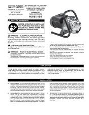 red lion RJSE-75SS Guide D'utilisation Et D'installation