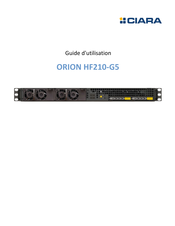 Ciara ORION HF210-G5 Guide D'utilisation